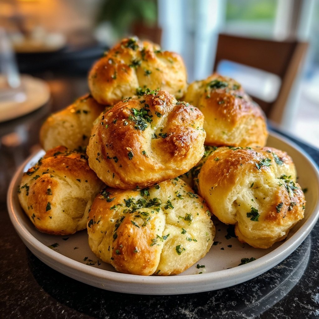 Garlic Knots Chewy Soft