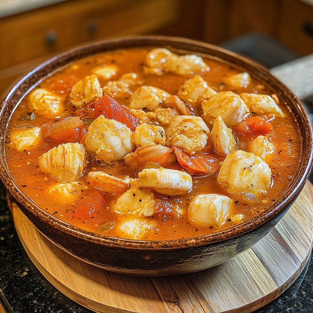 Classic San Francisco Cioppino Seafood Stew Recipe