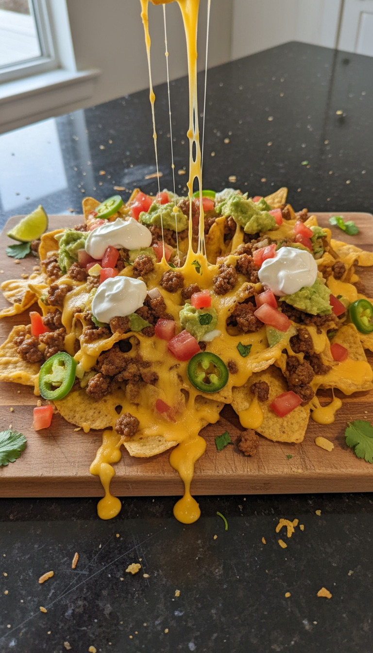 Mouthwatering Loaded Nacho Supreme