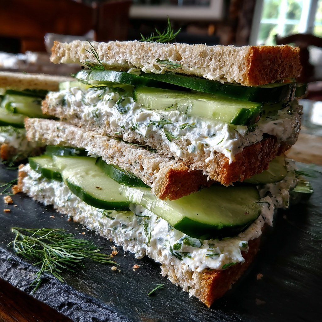 Quick and Easy Cucumber Sandwiches