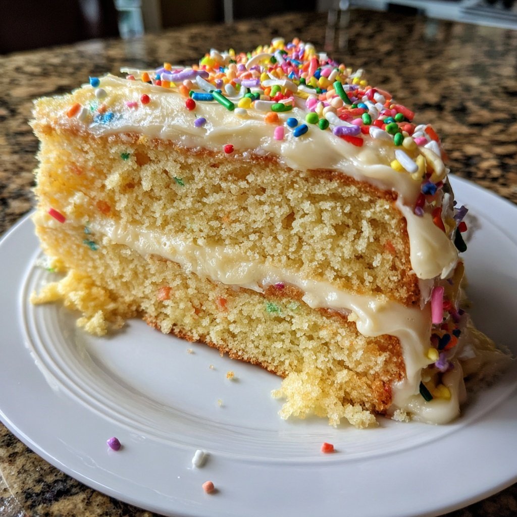 Classic Moist Vanilla Butter Cake