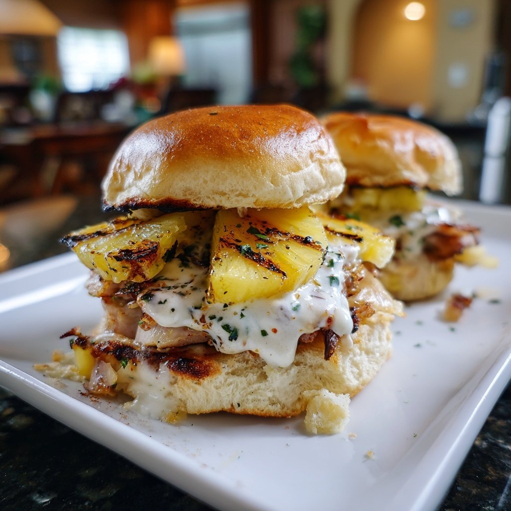 Pineapple Coconut Slider Delight