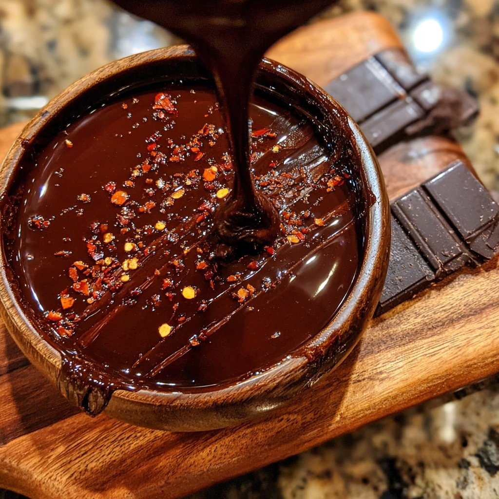 Sweet Chili Chocolate Fondue