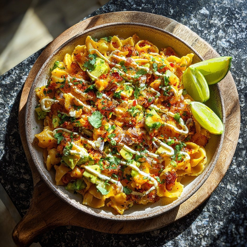 Savory Lime Taco Pasta Bowl