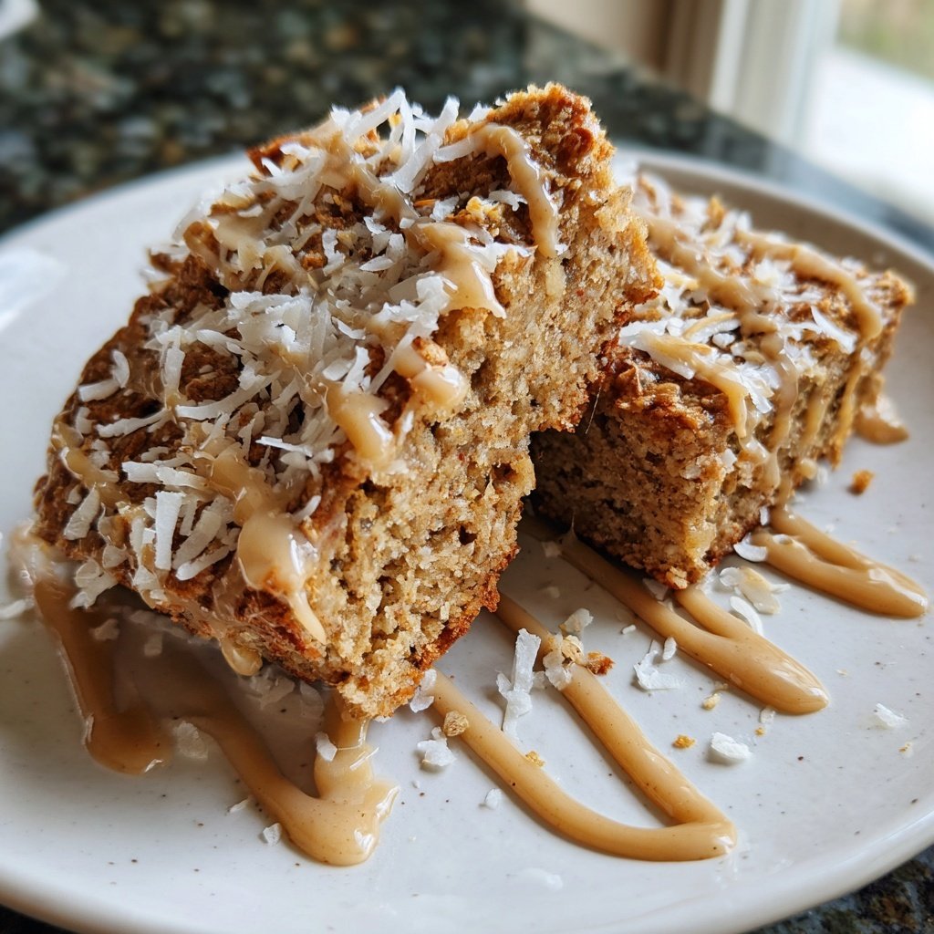 Sweet Coconut Cream Flapjacks