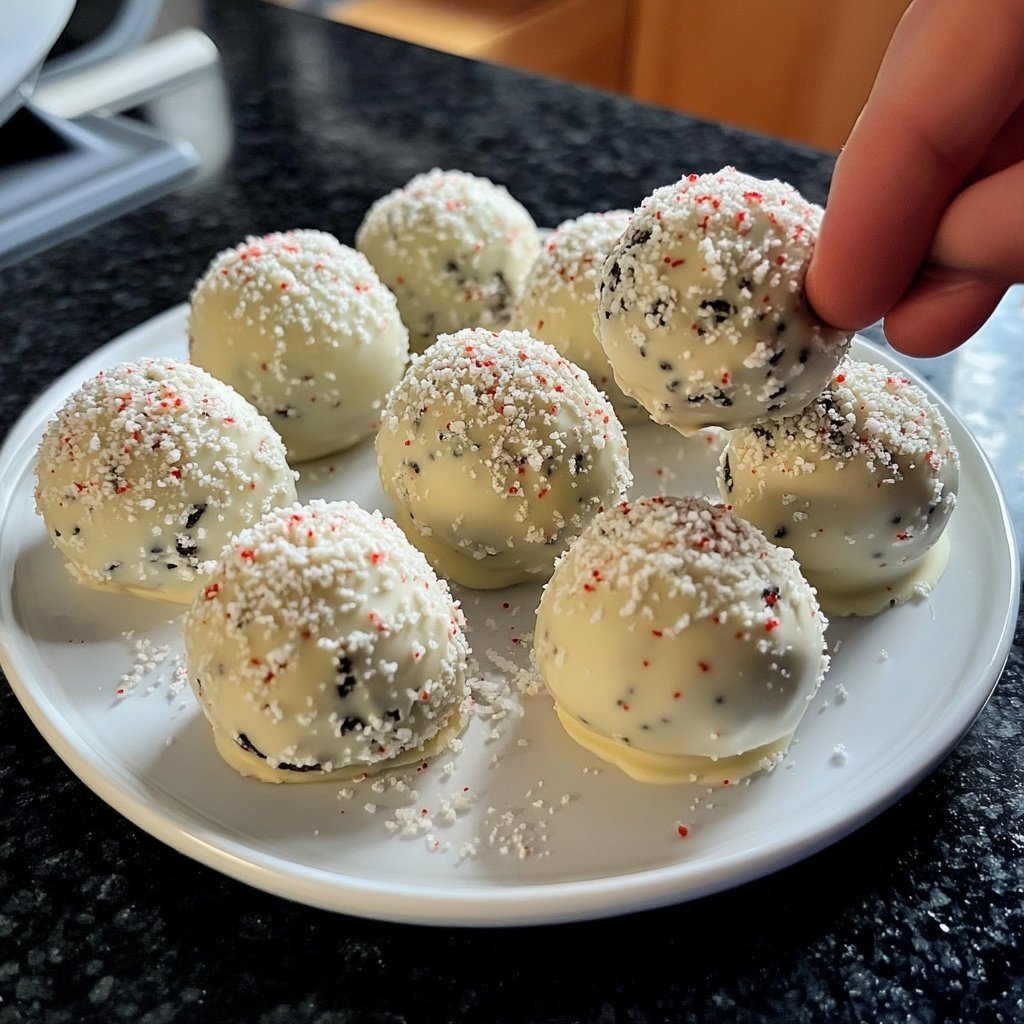 Peppermint Oreo Balls Easy/ Perfect Gifts