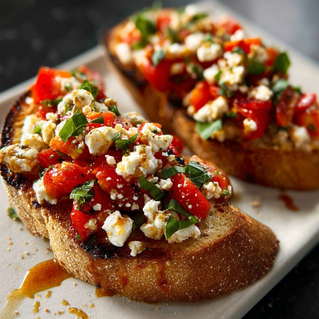 Mediterranean Feta Bruschetta