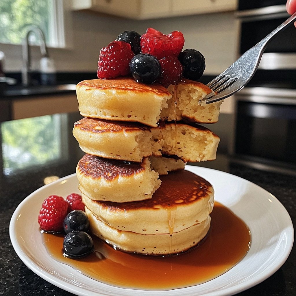 Heavenly Fluffy Japanese Pancakes Recipe