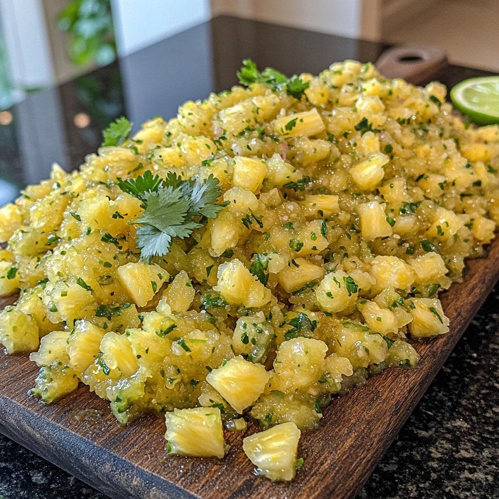 Pineapple Salsa with Lime
