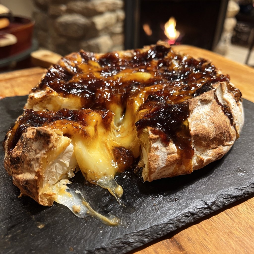 Baked Brie with Fig Jam