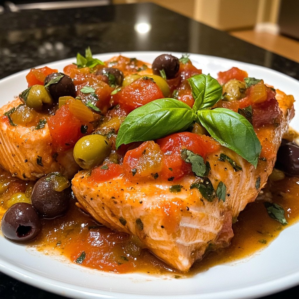 Salmon Cacciatore