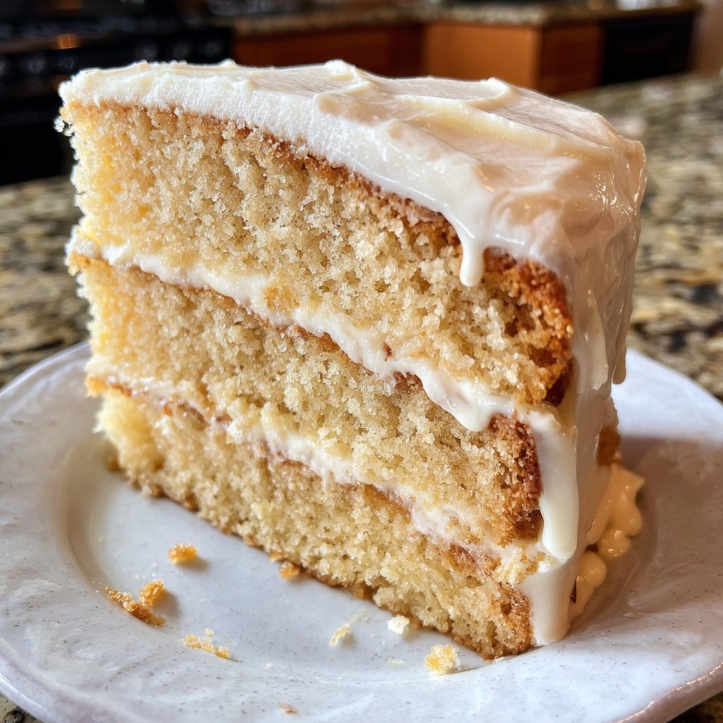 Moist Vanilla Cake Recipe
